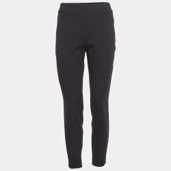 Wolford Black Jersey Lace-Up Leggings L