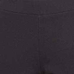 Wolford Black Jersey Lace-Up Leggings L