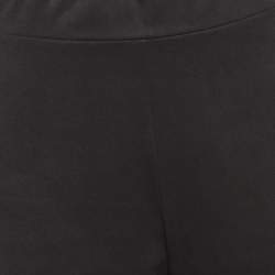 Pre Owned Wolford Black Suede Leggings M
