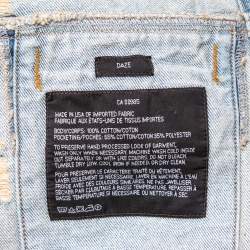 DenimX by Alexander Wang Blue Faded Denim Distressed Daze Jacket M