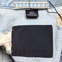 DenimX by Alexander Wang Blue Faded Denim Distressed Daze Jacket M