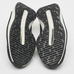 Pre Owned Y-3 Qisan Cozy Size 38.5 Black Nylon Rubber Low Top Sneakers