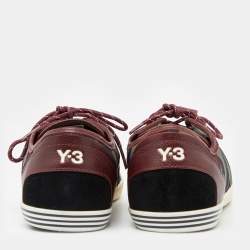 Y-3 Multicolor Nylon and Leather Low Top Sneakers Size 36 2/3