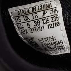 Y-3 Black Leather and Nylon Qasa Elle Sneaker Size 38