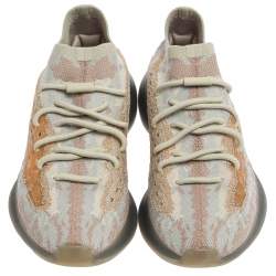 Pre Owned Yeezy x Adidas Multicolor Cotton Knit Boost 380 Pepper Sneakers Size 42