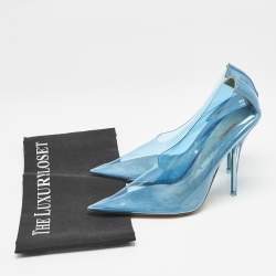 Yeezy Blue PVC  Toe Season 7 Pointed Pumps Size 39