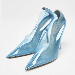 Yeezy Blue PVC  Toe Season 7 Pointed Pumps Size 39