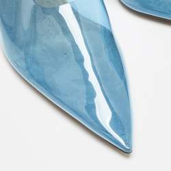 Yeezy Blue PVC  Toe Season 7 Pointed Pumps Size 39