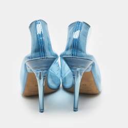 Yeezy Blue PVC  Toe Season 7 Pointed Pumps Size 39