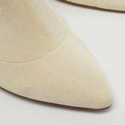 Yeezy Beige Knit Fabric Season 4 Sock Boots Size 37