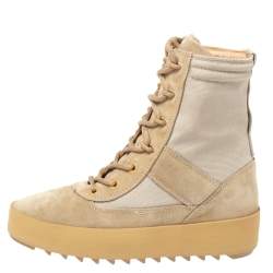 Yeezy Light Brown Canvas and Suede Season 3 Rock Military ...