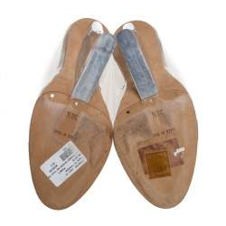 Yeezy Transperant PVC Season 6 Mule Sandals Size 38.5