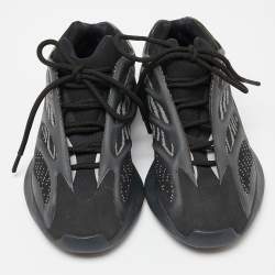 Yeezy x Adidas Black Knit Fabric 700 V3 Alvah Sneakers Size 39 1/3