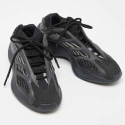Yeezy x Adidas Black Knit Fabric 700 V3 Alvah Sneakers Size 39 1/3