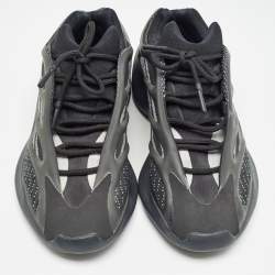 Pre Owned Yeezy x adidas Black Knit Fabric 700 V3 Alvah Sneakers Size 40