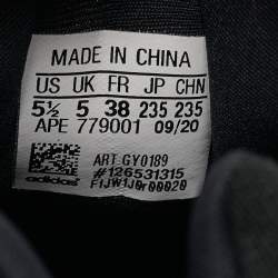 Pre Owned Yeezy x Adidas Black Knit Fabric Yeezy 700 V3 Clay Brown Sneakers Size 38