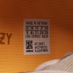 Pre Owned Yeezy x Adidas Brown Mesh Boost 350 V2 Mono Mist Sneakers Size 37 1/3