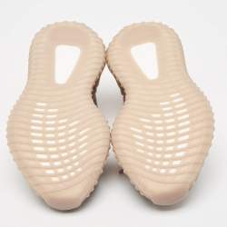 Pre Owned Yeezy x Adidas Brown Mesh Boost 350 V2 Mono Mist Sneakers Size 37 1/3