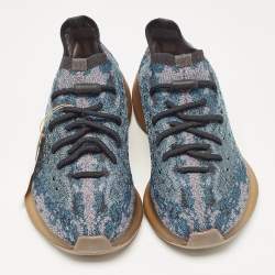 Pre Owned Yeezy x Adidas Blue Knit Fabric Boost 380 Covellite Sneakers Size 39 1/3
