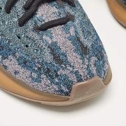 Pre Owned Yeezy x Adidas Blue Knit Fabric Boost 380 Covellite Sneakers Size 39 1/3