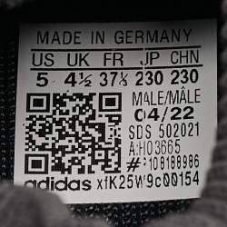 Pre Owned Yeezy x Adidas Grey Knit Fabric Yeezy 450 'Stone Teal' Sneakers Size 37 2/3