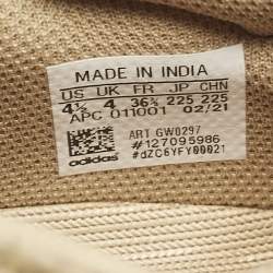 Pre Owned Yeezy x Adidas Multicolor Mesh and Suede Boost 700 Enflame Amber Sneakers Size 36 2/3