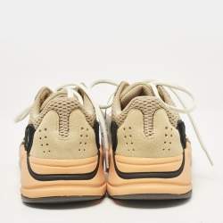 Pre Owned Yeezy x Adidas Multicolor Mesh and Suede Boost 700 Enflame Amber Sneakers Size 36 2/3