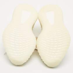 Yeezy x Adidas White Knit Fabric Boost 350 V2 Bone Sneakers Size 40 2/3