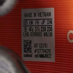 Pre Owned Yeezy x Adidas Black Mesh Boost 350 V2 Mono Cinder Sneakers Size 37 1/3