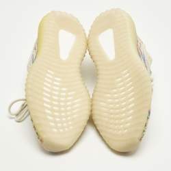 Pre Owned Yeezy x Adidas Boost 350 V2 MX Oat Size 39 1/3 Multicolor Knit Fabric Low Top Sneakers