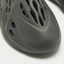 Pre Owned Yeezy x Adidas Foam RNR Size 46 Grey Rubber Slip On Sneakers