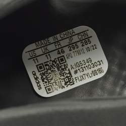 Pre Owned Yeezy x Adidas Foam RNR Size 46 Grey Rubber Slip On Sneakers