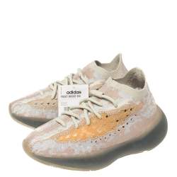 Pre Owned Yeezy x Adidas Pepper Cotton Knit Boost 380 Mist Reflective Sneakers Size 37.5