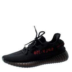 Pre Owned Adidas x Yeezy 350 V2 Bred Sneakers Size (US 4) EU 36