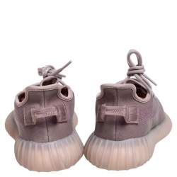 Pre Owned Yeezy x Adidas Beige Mesh 350 V2 Mono Mist Low Top Sneakers Size 39 1/3