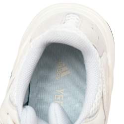 Pre Owned Yeezy x Adidas White Suede and Mesh Yeezy 700 Analog Sneakers Size 38.5