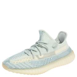 Yeezy x Adidas Blue/White Knit Fabric Boost 350 V2 'Cloud White' Sneakers  Size 42 Yeezy x Adidas