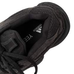 مملوكة مسبقًا Yeezy x Adidas Black Suede and Mesh Yeezy 500 Utility Sneakers Size 38