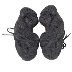 مملوكة مسبقًا Yeezy x Adidas Black Suede and Mesh Yeezy 500 Utility Sneakers Size 38