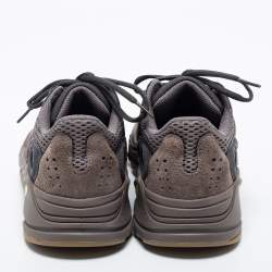 Pre Owned Yeezy x Adidas Multicolor Suede And Mesh Yeezy 700  Sneakers Size 38 2/3