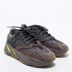Pre Owned Yeezy x Adidas Multicolor Suede And Mesh Yeezy 700  Sneakers Size 38 2/3