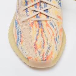 مملوكة مسبقًا Yeezy x adidas Multicolor Knit Fabric Boost-350-v2-Mx-Oat Sneakers Size 40 2/3