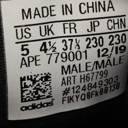 Pre Owned Yeezy x Adidas Black Fabric and Rubber YEEZY 700 V3 "Alvah" Sneakers Size 37 1/3