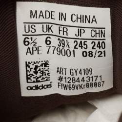 Pre Owned Yeezy x Adidas Multicolor PVC and Fabric Yeezy 700 V3 Copper Sneakers Size 39.5