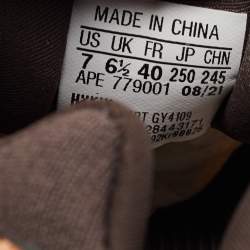 Pre Owned Yeezy x Adidas Orange Fabric and Fabric Yeezy 700 V3 Copper Sneakers Size 40