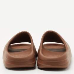 Yeezy x Adidas Brown Rubber Flax Slides Size 39