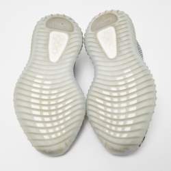 Pre Owned Yeezy x Adidas Blue Knit Fabric Boost 350 V2 Ash Blue Sneakers Size 38