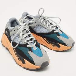 Pre Owned Yeezy x Adidas Multicolor Mesh and Fabric Boost 700 Sneakers Size 40 2/3