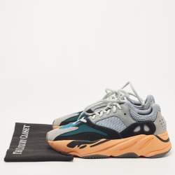 Pre Owned Yeezy x Adidas Multicolor Mesh and Fabric Boost 700 Sneakers Size 40 2/3