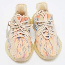 Pre Owned Yeezy x Adidas Multicolor Fabric Boost 350 V2- Mx-Oat Sneakers Size 38 2/3